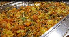 Desktop Screenshot of hamiltonroyalindiagrill.com