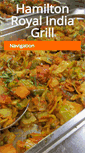 Mobile Screenshot of hamiltonroyalindiagrill.com