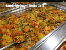 Tablet Screenshot of hamiltonroyalindiagrill.com